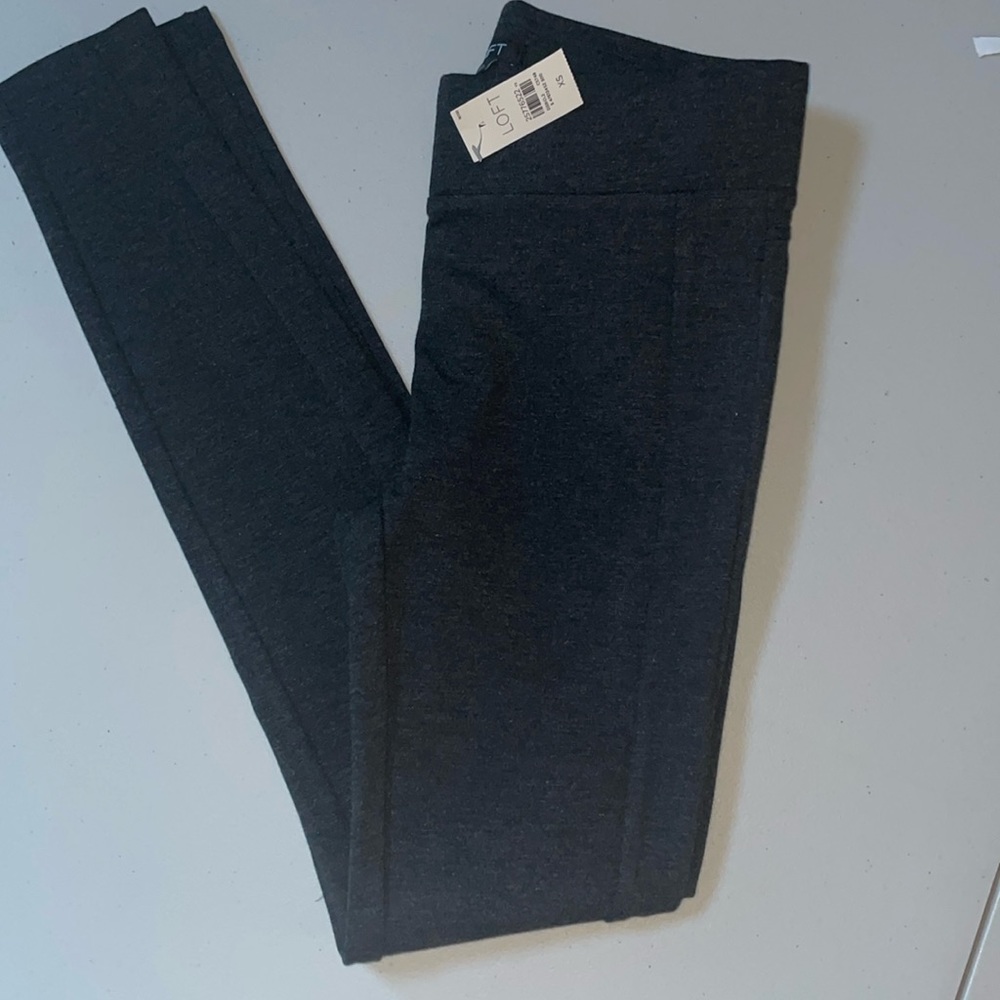 Loft Gray Ponte Leggings